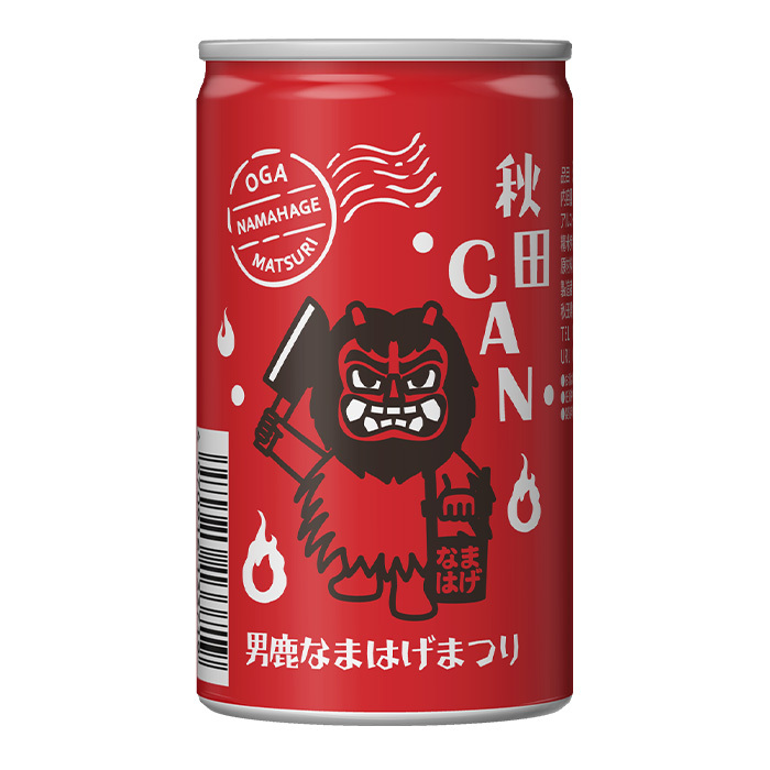 出羽鶴 純米酒 なまはげ アルミ缶 180ml